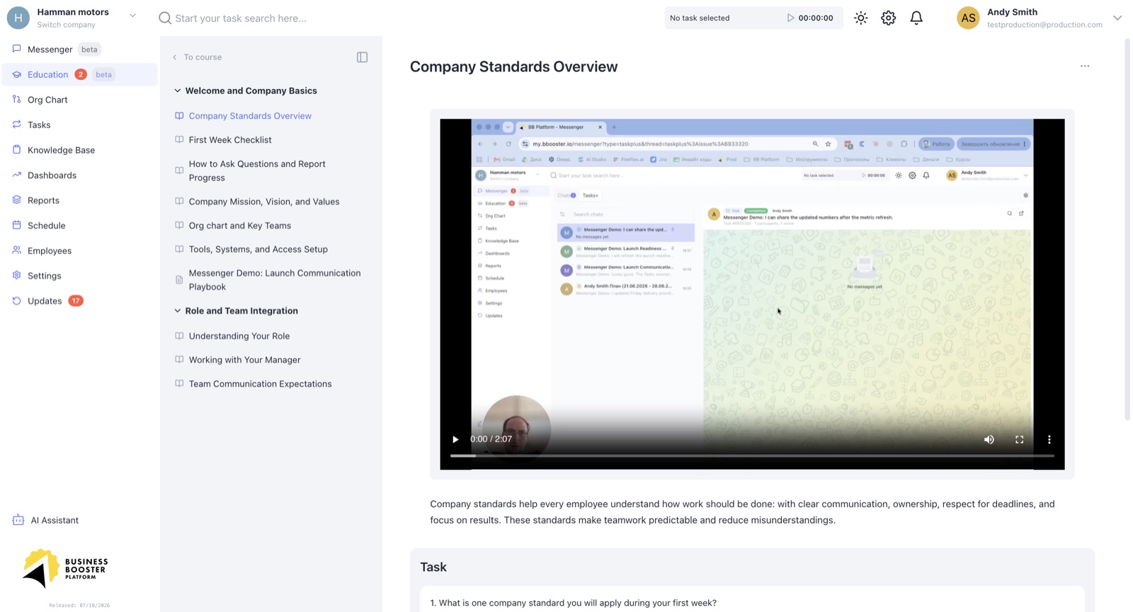 Learning Management System (LMS)